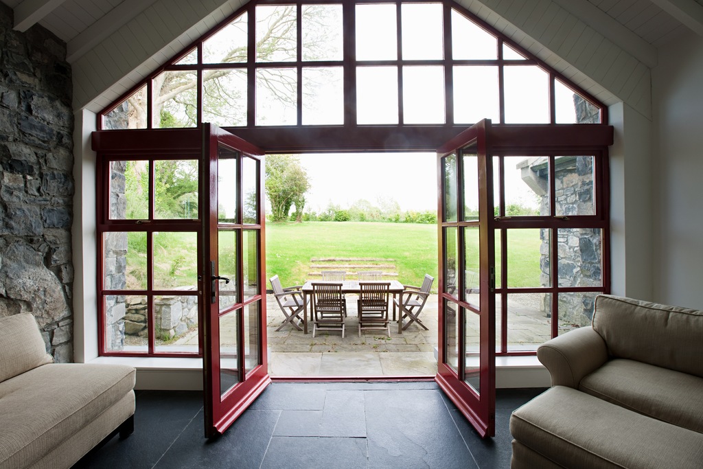 Patio doors for natural light in Alabama.